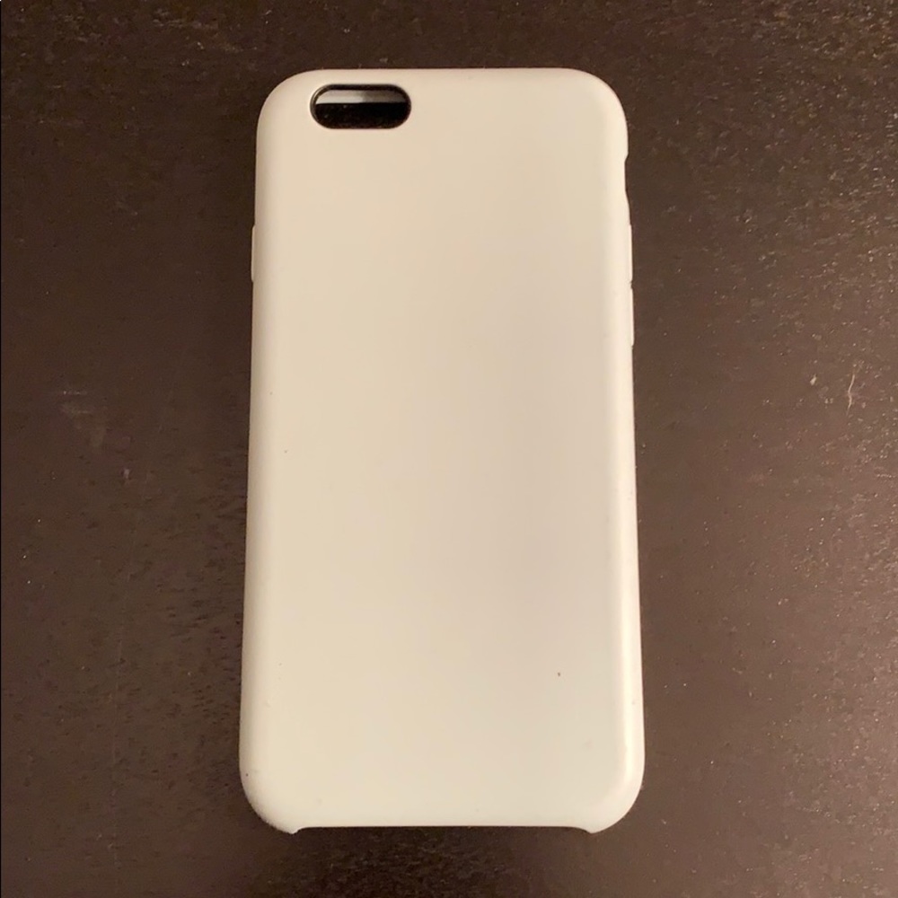 Mint green silicone iPhone 6s case